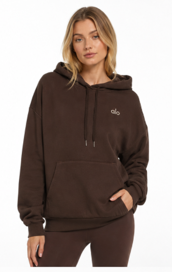 ALO YOGA Athletic Heather Hoodie