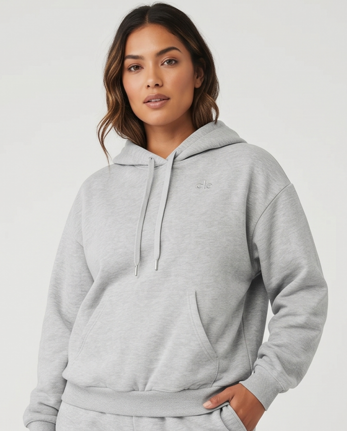 ALO YOGA Athletic Heather Hoodie
