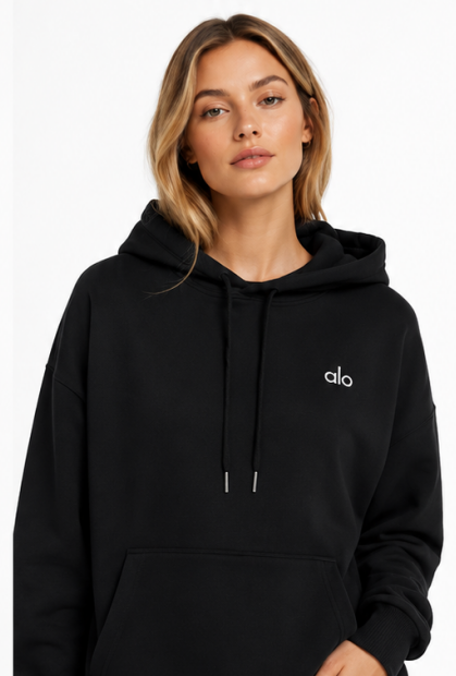 ALO YOGA Athletic Heather Hoodie
